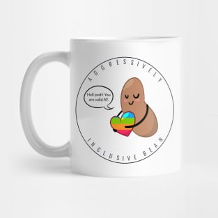 Panromantic Pride: Aggressively Inclusive Bean Mug